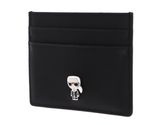 KARL LAGERFELD Patsy K / Ikonik Pin Cardholder Black KARL LAGERFELD Patsy K / Ikonik Pin Cardholder Black