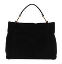 COCCINELLE Liya Suede Handbag Noir / Noir