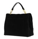 COCCINELLE Liya Suede Handbag Noir / Noir