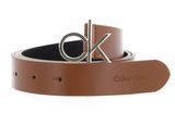 Calvin Klein Re-Lock Logo Belt 30MM W110 Cognac Calvin Klein Re-Lock Logo Belt 30MM W110 Cognac