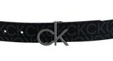 Calvin Klein Re-Lock Logo Belt 30MM Mono W105 Black Mono