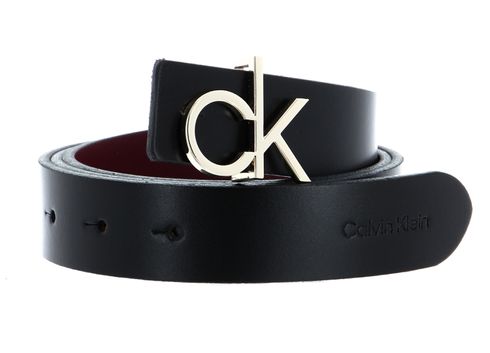 Calvin Klein Re-Lock Reversible Belt 30MM W100 Black / Bordeaux