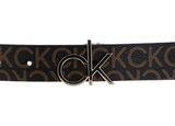 Calvin Klein Re-Lock Logo Belt 30MM Mono W100 Brown Mono Calvin Klein Re-Lock Logo Belt 30MM Mono W100 Brown Mono