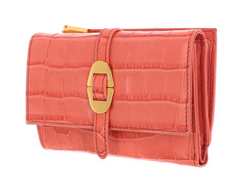 COCCINELLE Coccinelle Cosima Croco Wallet Geranium