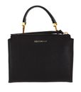 COCCINELLE Arlettis Handbag Grainy Leather Noir COCCINELLE Arlettis Handbag Grainy Leather Noir