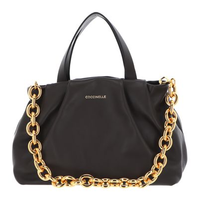 COCCINELLE Smooth Handbag Bark