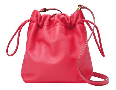 FOSSIL Gigi Drawstring Crossbody Cherry