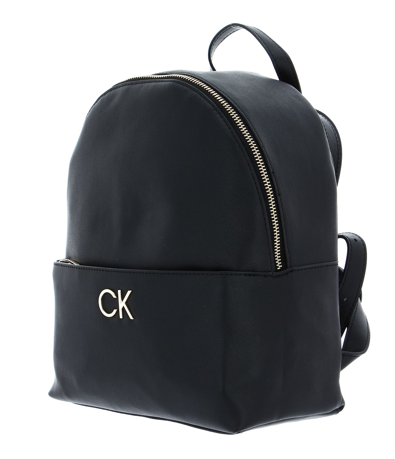 Calvin Klein Re-Lock Round Backpack With Pocket CK Black