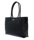 Calvin Klein Re-Lock Shopper with Laptop Pouch CK Black