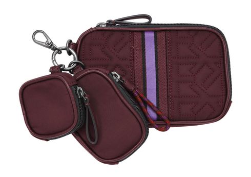 FOSSIL Travel Triple Pouch Eggplant