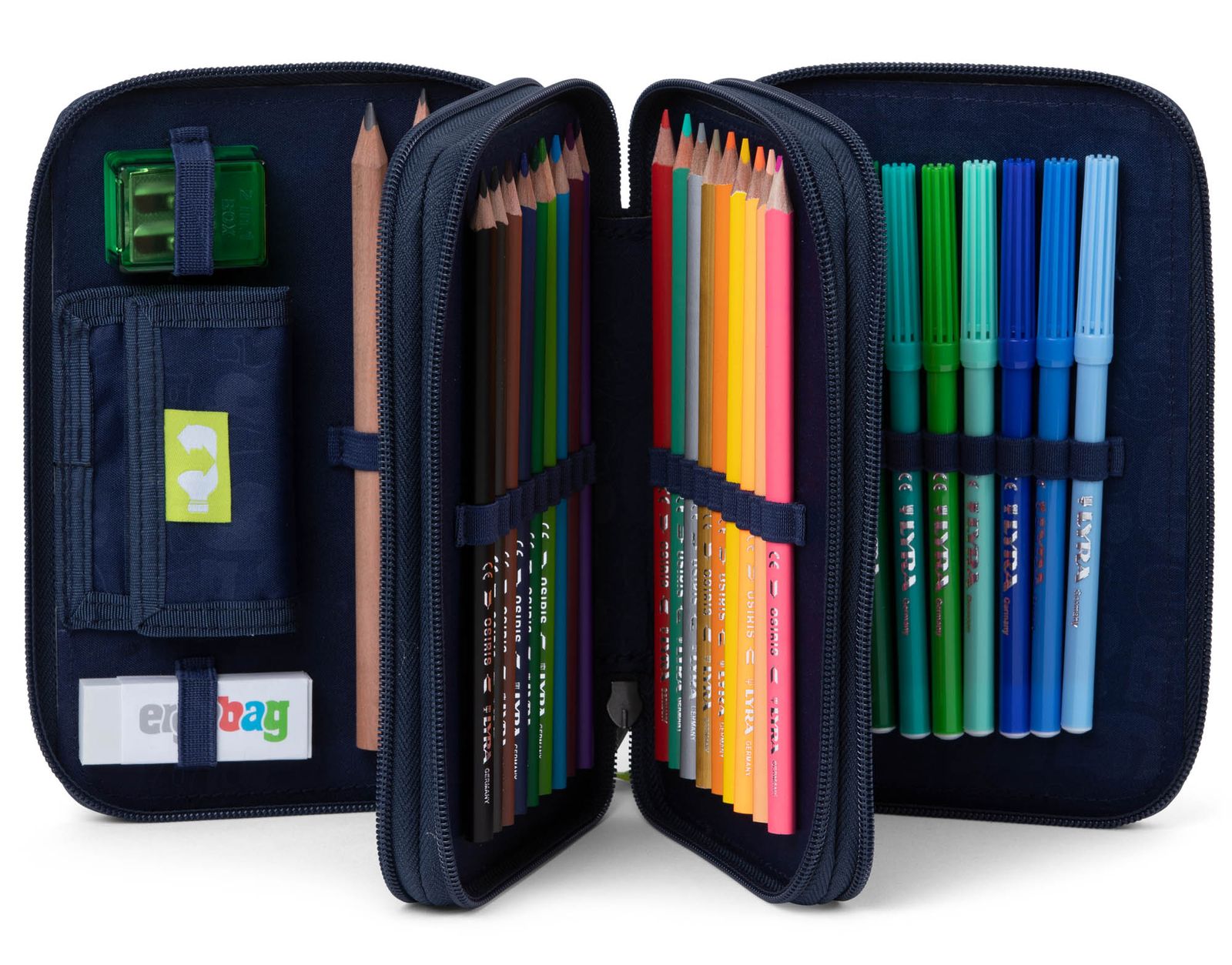 ergobag Reflex Glow-Edition Maxi Pencil Case PhantBärsiewelt Glow