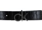 Calvin Klein Re-Lock Reversible Belt 30MM W90 Black / Black Croco Calvin Klein Re-Lock Reversible Belt 30MM W90 Black / Black Croco