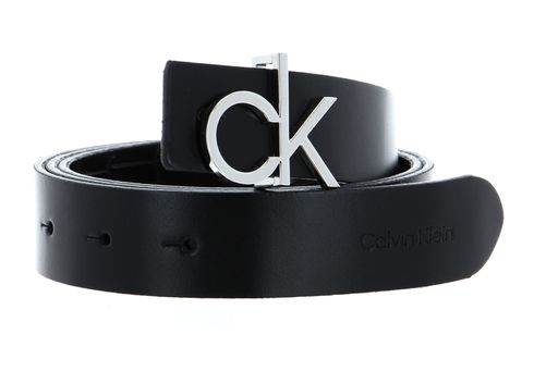 Calvin Klein Re-Lock Reversible Belt 30MM W85 Black / Black Croco