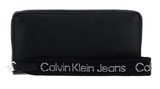Calvin Klein CKJ Ultra Light Zip Around Wallet Wristlet Black Calvin Klein CKJ Ultra Light Zip Around Wallet Wristlet Black