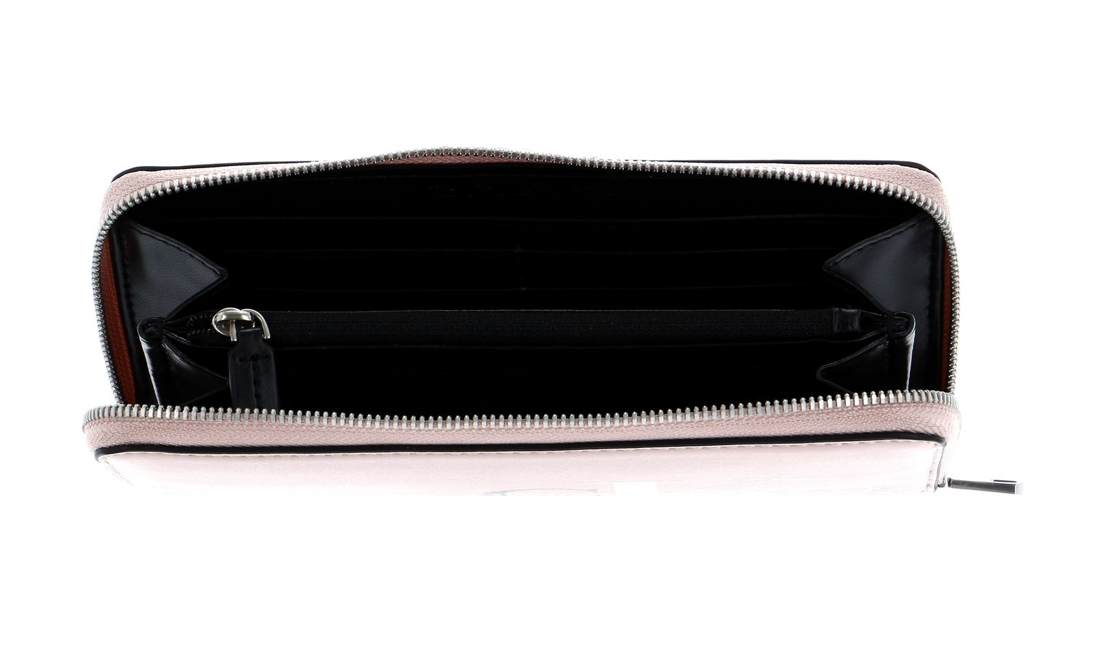 Calvin Klein CKJ Sculpted Mono Zip Around Wallet Pale Conch Shell