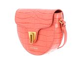 COCCINELLE Beat Croco Shiny Soft Crossover Bag Geranium COCCINELLE Beat Croco Shiny Soft Crossover Bag Geranium