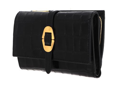 COCCINELLE Coccinelle Cosima Croco Wallet Noir