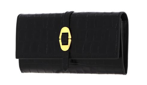 COCCINELLE Coccinelle Cosima Croco Wallet Noir