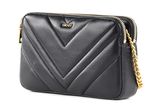 DKNY Vivian Double Zip Crossbody Bag S / M Blk / Gold