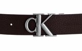 Calvin Klein CKJ Mono Hardware Reversible Belt 35MM W95 Black / Bitter Brown Calvin Klein CKJ Mono Hardware Reversible Belt 35MM W95 Black / Bitter Brown