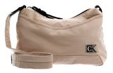 Calvin Klein CKJ Feminine Nylon Shoulder Bag Pale Conch Shell