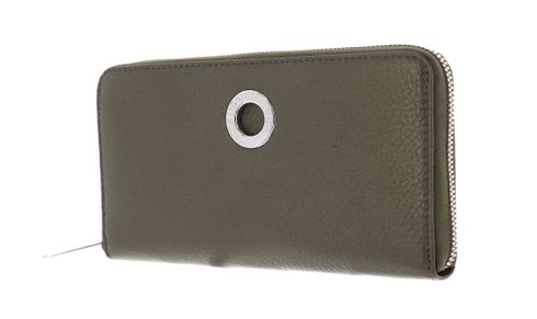 MANDARINA DUCK Mellow Lux Zip Around Wallet L Metal Green