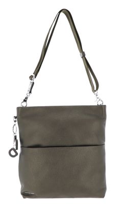 MANDARINA DUCK Mellow Leather Crossover Bag M Metal Green