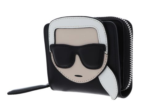 KARL LAGERFELD K / Ikonik Karl Klassik Small Wallet S Black