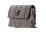 KARL LAGERFELD K / Ikonik Kuilt Small Crossbody Gunmetal KARL LAGERFELD K / Ikonik Kuilt Small Crossbody Gunmetal