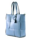 abro Leather Artemide Shopper Chessboard Small S Dreamblue