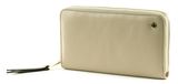 abro Leather Dalia Zip Wallet Natural