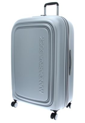 MANDARINA DUCK Logoduck + Cabin Expandable Trolley XL Silver