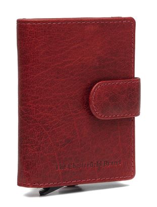 The Chesterfield Brand Prague Card Holder Red