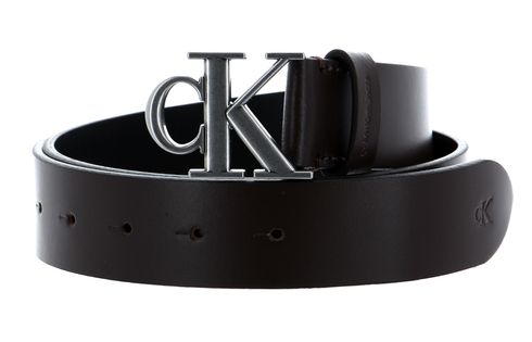 Calvin Klein CKJ Mono Hardware Belt 35MM W90 Bitter Brown