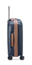 DELSEY PARIS Carrousel 4 Double Rolls Cabine Slim Trolley 55 Bleu Marine