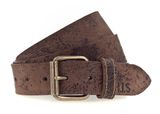 H.I.S 35mm Leather Belt W85 Dark Brown - kürzbar H.I.S 35mm Leather Belt W85 Dark Brown - kürzbar