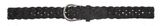 H.I.S 40mm Woven Leather Belt W75 Black H.I.S 40mm Woven Leather Belt W75 Black