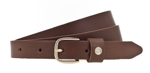 H.I.S 20mm Leather Belt W80 Cognac