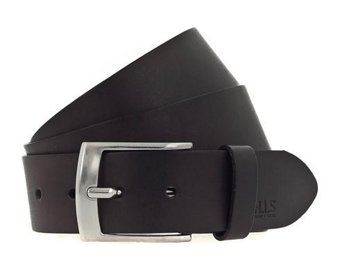 H.I.S 40mm Leather Belt W115 Dark Brown