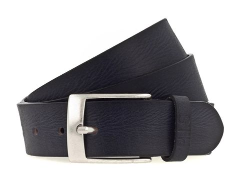 H.I.S 30mm Leather Belt W95 Navy H.I.S 30mm Leather Belt W95 Navy