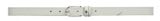 H.I.S 25mm Leather Belt W90 White H.I.S 25mm Leather Belt W90 White