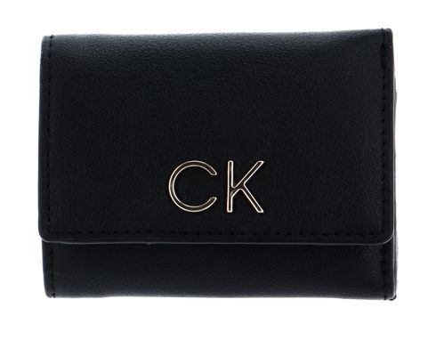 Calvin Klein Re-Lock Trifold XXS + Keyfob CK Black | Buy bags 