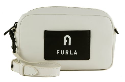 FURLA Iris Mini Crossbody Talco H+Nero