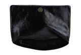 abro Leather Athene Clutch Bag S Black / Gold abro Leather Athene Clutch Bag S Black / Gold