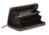 PORSCHE DESIGN Business Wallet 15 With Zip Dark Brown PORSCHE DESIGN Business Wallet 15 With Zip Dark Brown