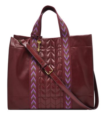 FOSSIL Carmen Tote Wine