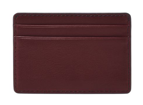 FOSSIL Steven Card Case Eggplant