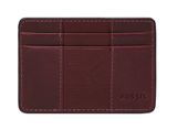 FOSSIL Everett Card Case Eggplant