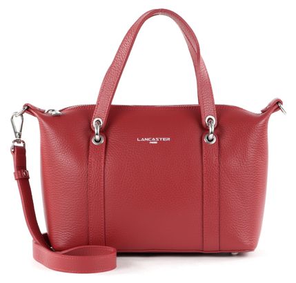 LANCASTER Foulonne Double Handle Bag Rouge / INP