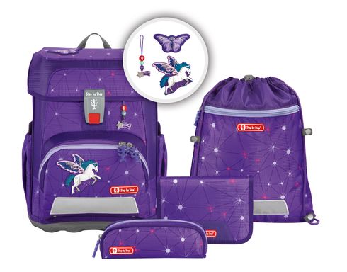 Step by Step Cloud Schulranzen-Set 5-teilig Dreamy Pegasus